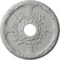 Ekena Millwork Antioch Ceiling Medallion (Fits Canopies up to 3 1/2"), 18"OD x 3 1/2"ID x 1 3/8"P, Frost CM18SEFRF - alternate 1